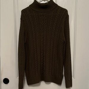 Amazon Essentials Brown Turtleneck Sweater